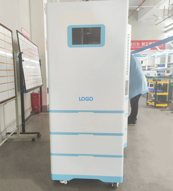 Armoire de batterie au lithium Lifepo4 à haute tension solaire empilée tout en un