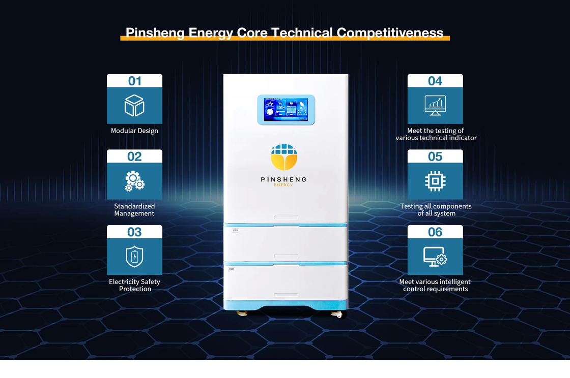 100ah 150ah 10kwh 25kw 10kw Inverteur tout en un Système de stockage d'énergie pour l'énergie solaire