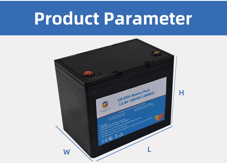Cycle profond 12V Lifepo4 Batterie 12.8v 100AH Batterie au lithium à basse température Fabricants pour l'énergie solaire