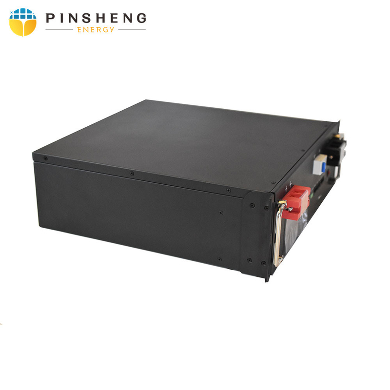 Lifepo4 5KW Armoire montée sur un support de stockage d'énergie Module solaire photovoltaïque 100Ah 48V/51.2V 200Ah Batterie au lithium-ion