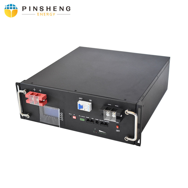 51.2v 100ah Batterie lithium-ion 48V 100Ah 5kw Lifepo4 Armoire de cellules de batterie avec prises d'aviation Pack de batterie