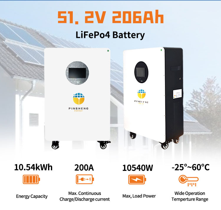 Pinsheng 15kWh 51.2V 280Ah 300Ah Pack de batterie LiFePO4 pour la maison