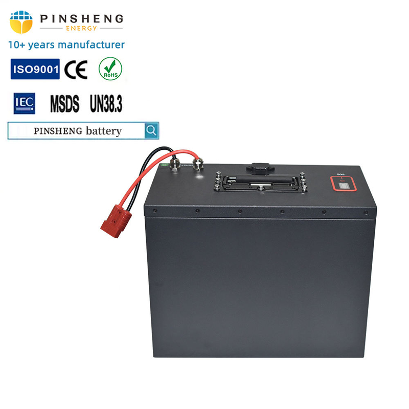 PINSHENG ENERGY Batterie au lithium-ion LiFePO4 pour système d'énergie solaire 12V 12,8V 100Ah 200Ah 300Ah Batteries solaires portables
