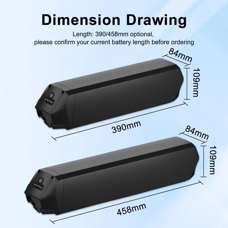 Dorado 36V 30AH 48V 25AH 21700 vélo électrique à pile électrique à batterie cachée