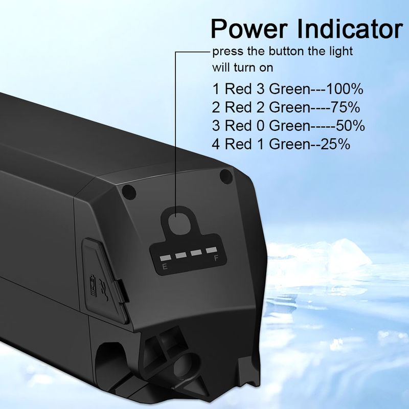 Dorado 36V 30AH 48V 25AH 21700 vélo électrique à pile électrique à batterie cachée