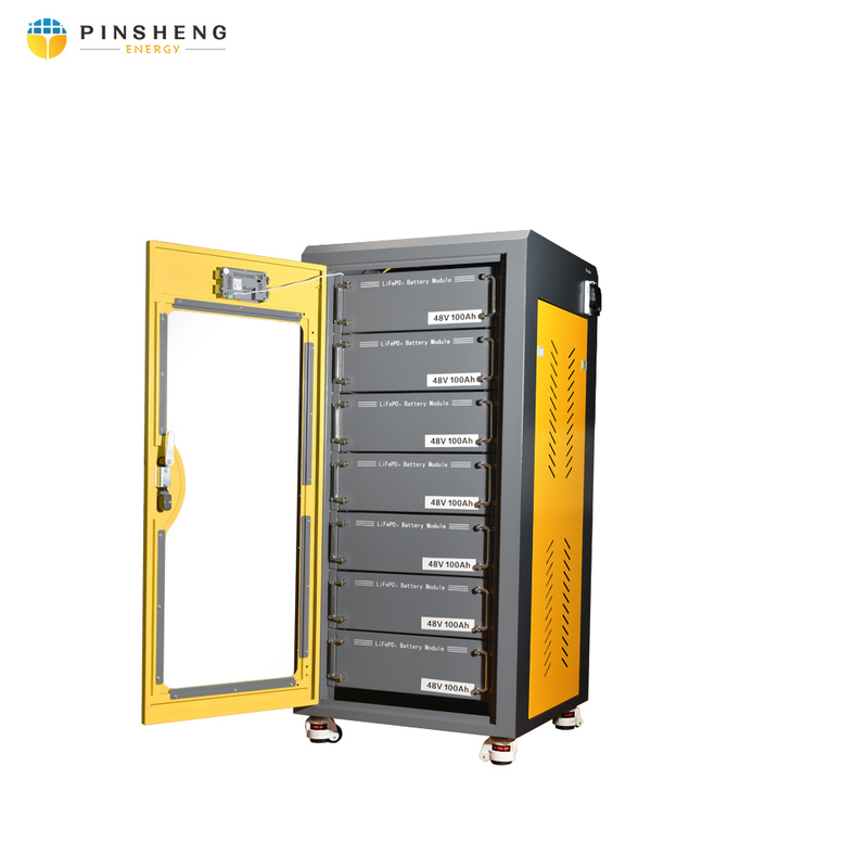 PINSHENG Système de stockage d'énergie de haute efficacité de 100 kW 215KWh avec protection IP55 pour une utilisation industrielle et commerciale
