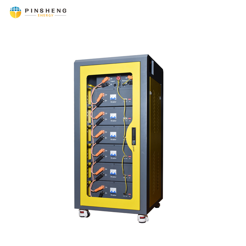 PINSHENG 50kW 100kW 100kWh Armoire de batterie de conteneur de stockage d'énergie pour systèmes hybrides sur réseau