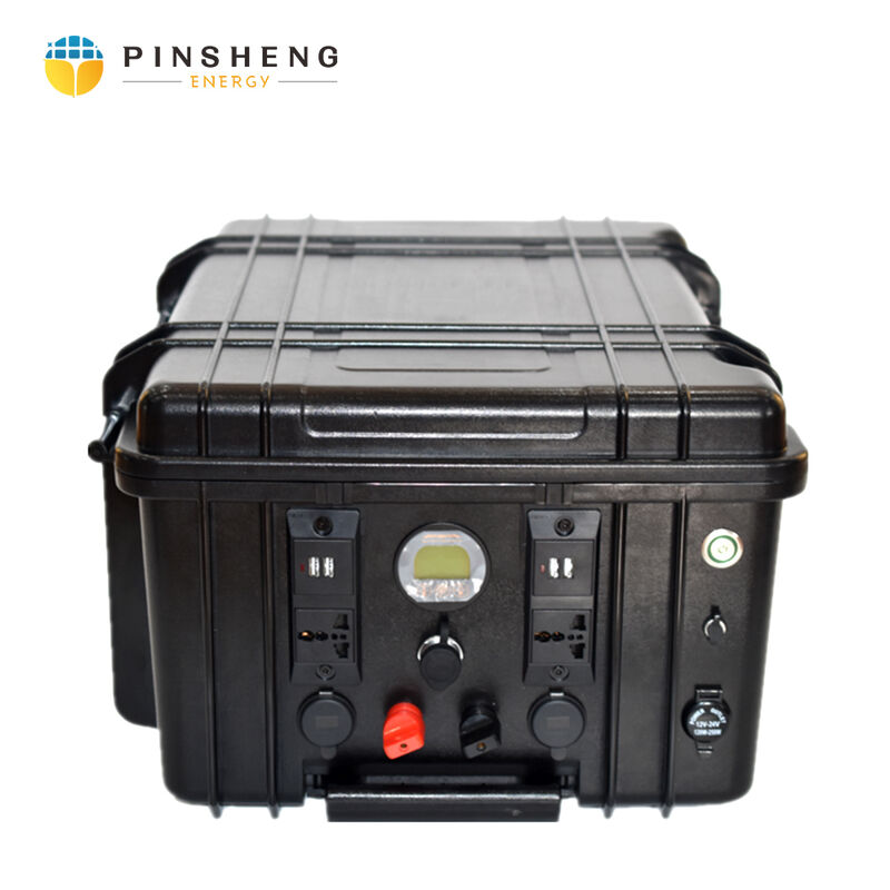 PINSHENG 700Wh 1000W Générateur solaire portable ultra compact et super silencieux avec sortie CC pour le camping en plein air 220V