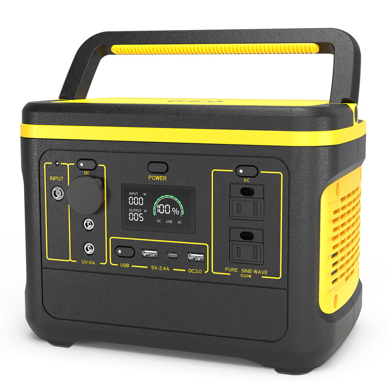 Centrale électrique portable de camping 5 kW avec batterie Lifepo4, générateur solaire portable, centrale électrique étanche pour l'industrie, 5000 W