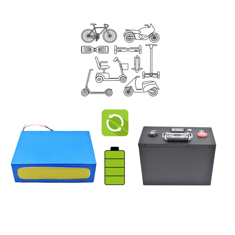 batterie rechargeable de la batterie d'ion de lithium de pinsheng 72v 60v 48v 36v 24v 80ah 60ah 40ah 20ah lifepo4/nmc pour e-bike/tirycle