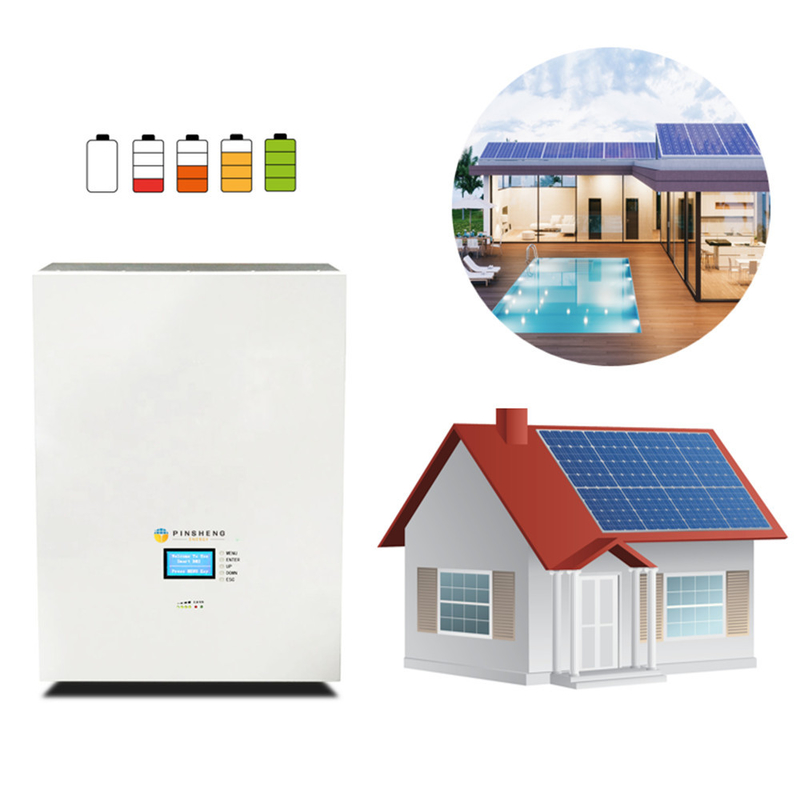 Paquet à énergie solaire 48V fixé au mur 200Ah 20KWh de batterie du stockage LiFePO4 de cycle profond