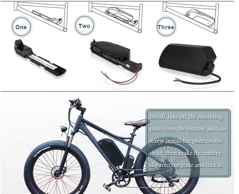 E-Move E-Bike E-Scooter batterie lithium-ion rechargeable à cycle profond IP65 étanche