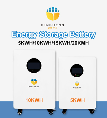 Pinsheng Batterie fiable 48V LiFePO4 10KWh et 15KWh Stockage d'énergie solaire avec 200Ah, 280Ah, 300Ah Options