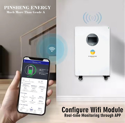 Batterie au lithium Pinsheng 15kWh 51.2V 280Ah 300Ah Famille LiFePO4 Batterie de stockage d'énergie solaire